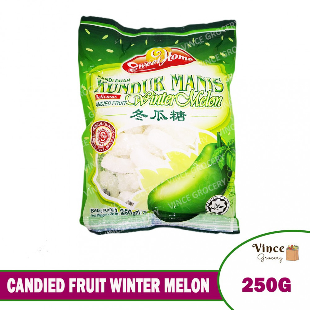 SWEET HOME Candied Fruit Winter Melon | 冬瓜糖 250G SWEET HOME Candied Fruit Winter Melon | 冬瓜糖 250G