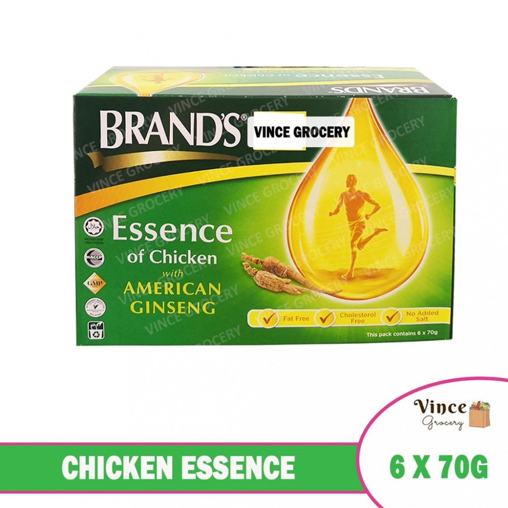 BRAND'S Chicken Essence With American Ginseng 6 X 70G BRAND'S Chicken Essence With American Ginseng 6 X 70G