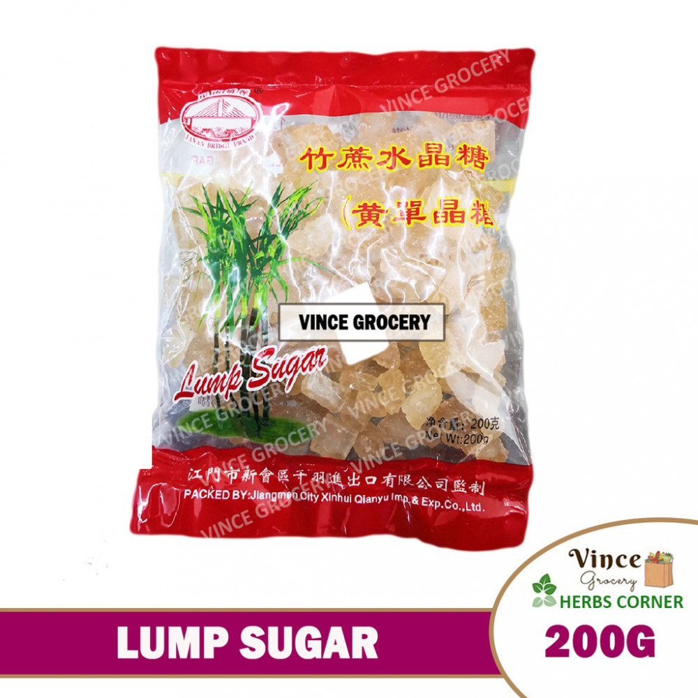 Lump Sugar (Brown) 竹蔗水晶糖 200G Lump Sugar (Brown) 竹蔗水晶糖 200G