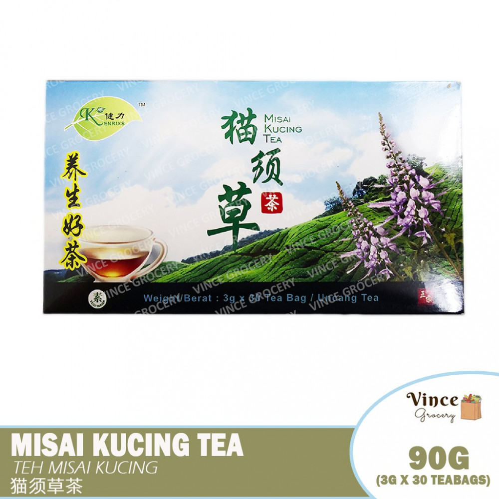 KENRIXS Misai Kucing Tea | 健力猫须草茶 3G X 30'S KENRIXS Misai Kucing Tea | 健力猫须草茶 3G X 30'S