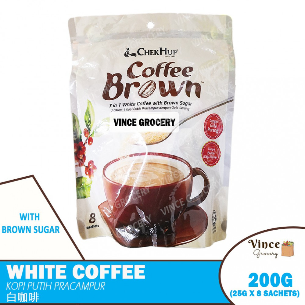 CHEK HUP Coffee Brown | 泽合三合一红糖白咖啡 8s x 25G CHEK HUP Coffee Brown | 泽合三合一红糖白咖啡 8s x 25G