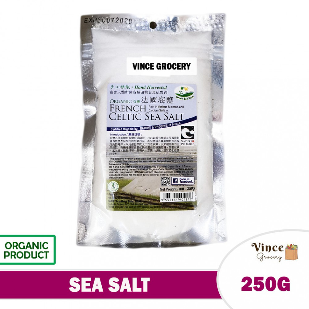 GREEN BIO TECH French Celtic Sea Salt 250G GREEN BIO TECH French Celtic Sea Salt 250G