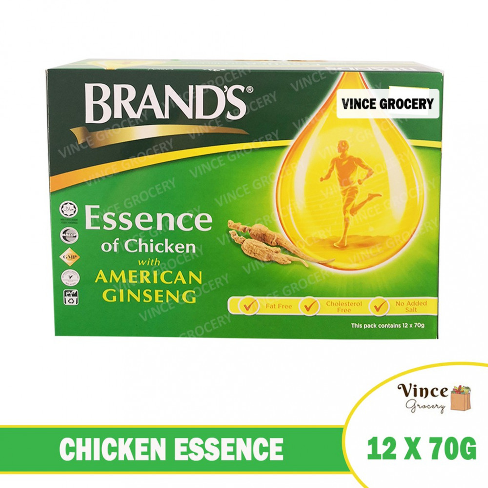 BRAND'S Chicken Essence with American Ginseng 12 x 70G BRAND'S Chicken Essence with American Ginseng 12 x 70G