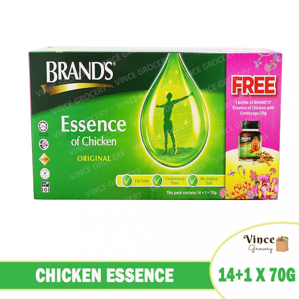 BRAND'S Chicken Essence 14+1 x 70G (Free Chicken Essence with Cordyceps x 1) BRAND'S Chicken Essence 14+1 x 70G (Free Chicken Essence with Cordyceps x 1)