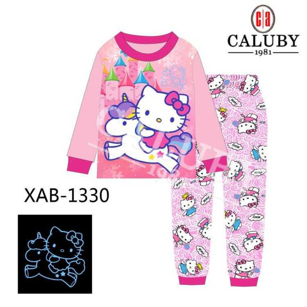 Caluby Pyjamas Hello Kitty (Long Sleeves) Kidswear Caluby Pyjamas Hello Kitty (Long Sleeves) Kidswear