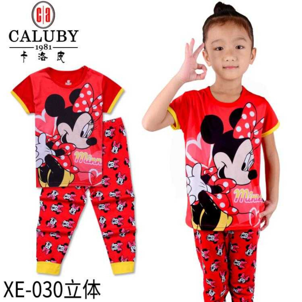 Caluby Pyjamas Minnie Mouse (Short Sleeves) Children Apparel Caluby Pyjamas Minnie Mouse (Short Sleeves) Children Apparel