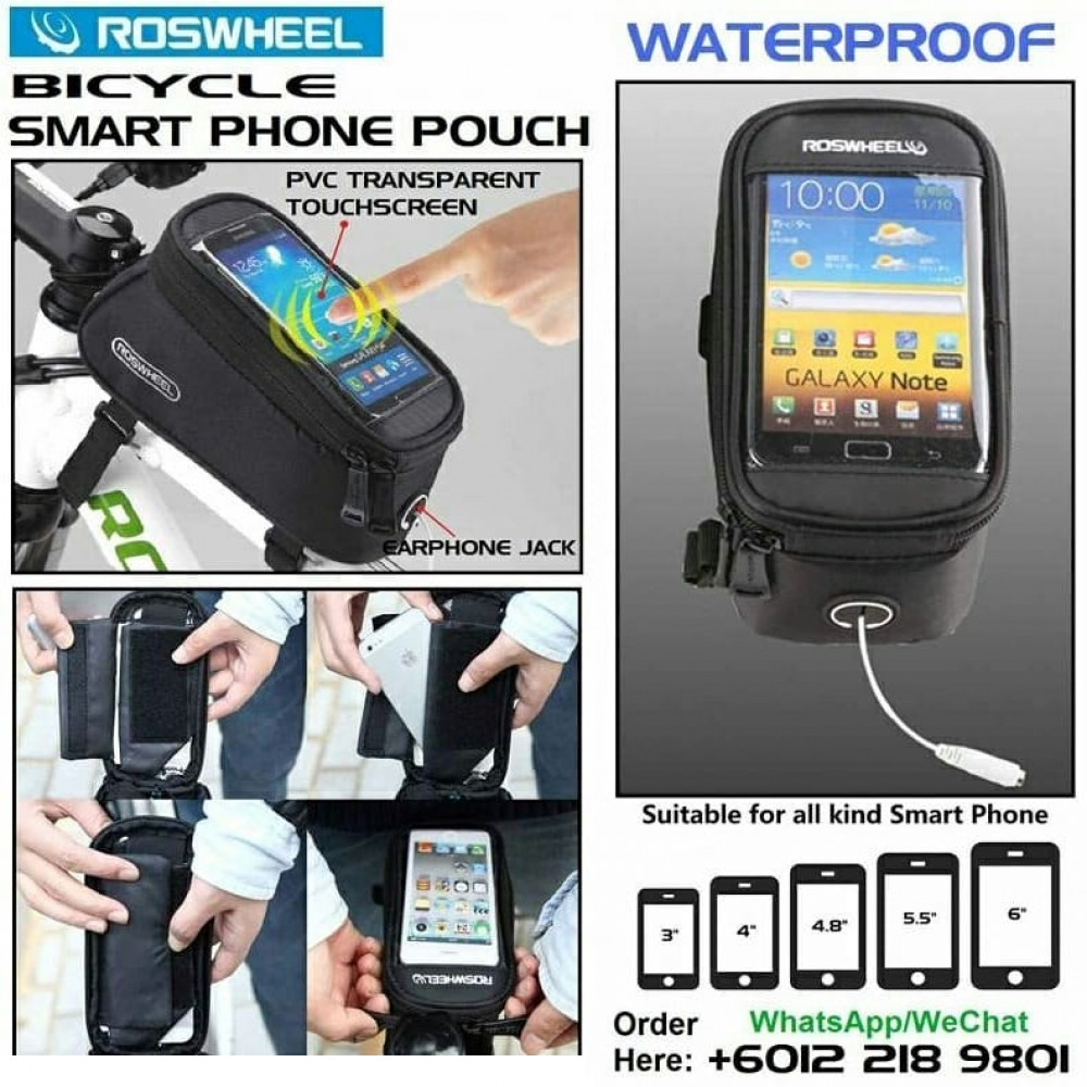 ROSWHEEL BICYCLE SMART PHONE POUCH ROSWHEEL BICYCLE SMART PHONE POUCH
