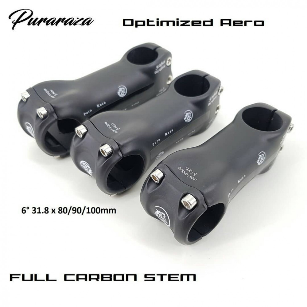 PURARAZA OPTIMIZED AERO FULL CARBON STEM PURARAZA OPTIMIZED AERO FULL CARBON STEM