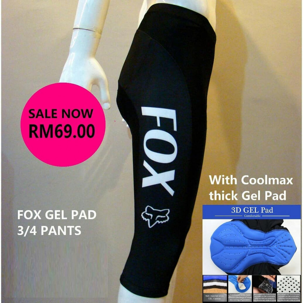 FOX GEL PAD 3/4 PANTS FOX GEL PAD 3/4 PANTS
