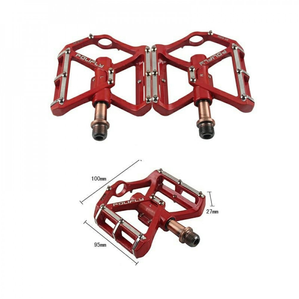POLIFLY CNC ALLOY PEDAL SEALED BEARING POLIFLY CNC ALLOY PEDAL SEALED BEARING