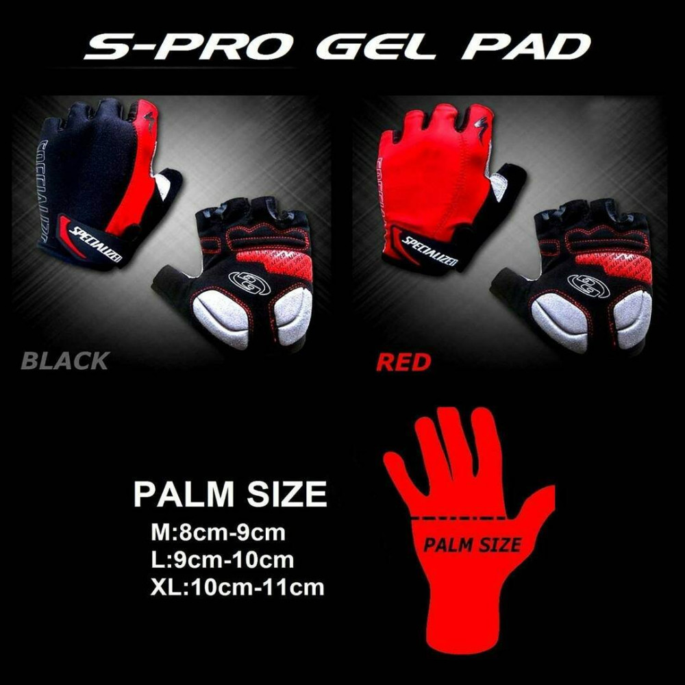 S-PRO PREMIUM GEL HALF GLOVE S-PRO PREMIUM GEL HALF GLOVE
