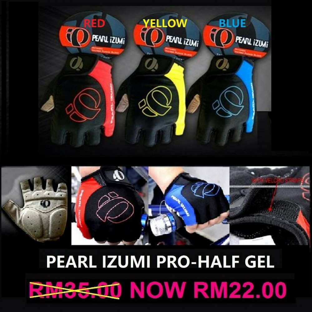 PEARL IZUMI PRO GEL HALF FINGER GLOVE PEARL IZUMI PRO GEL HALF FINGER GLOVE