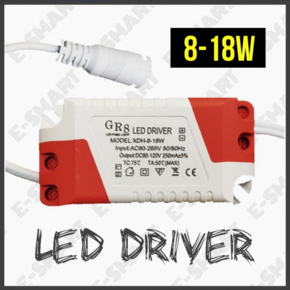 LED LAMP DRIVER POWER SUPPLY ADAPTER LIGHTING TRANSFORMER 8-18W AC-DC LED LAMP DRIVER POWER SUPPLY ADAPTER LIGHTING TRANSFORMER 8-18W AC-DC