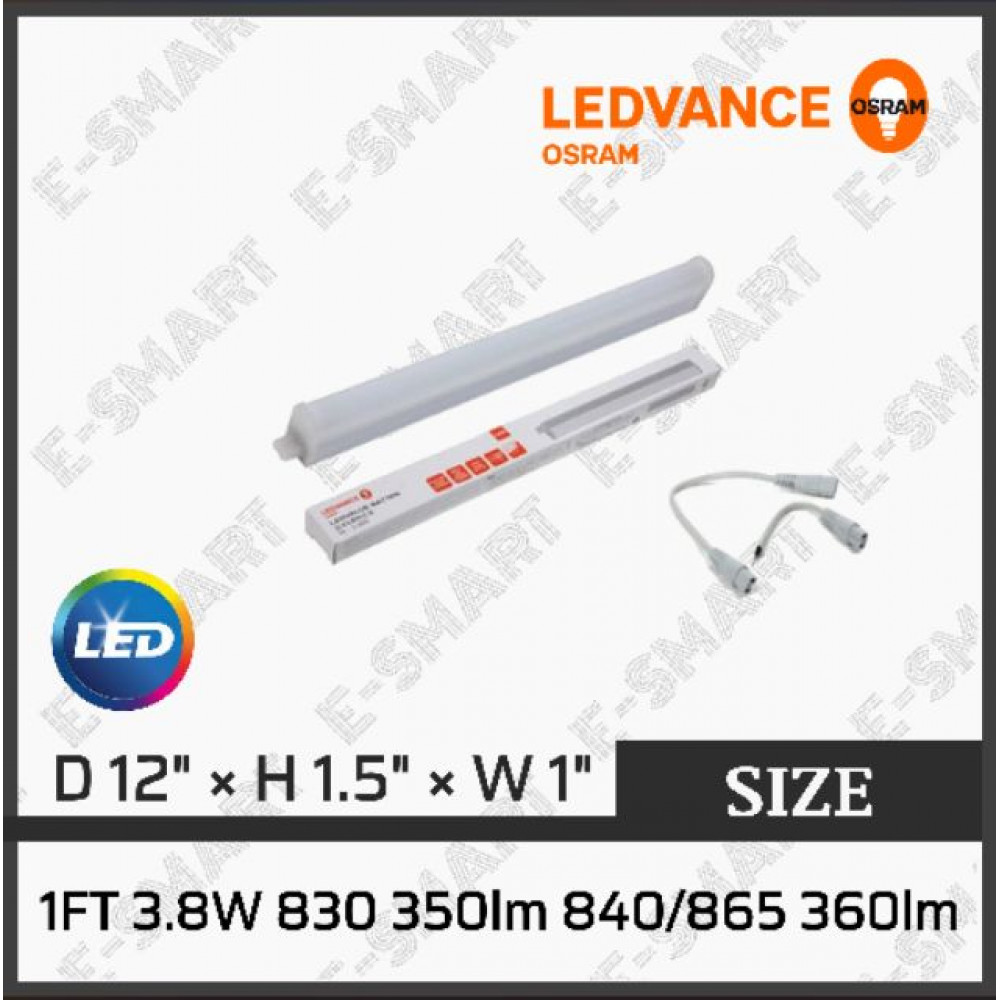 OSRAM LED T5 3.8W/7W/10W/12W 1FT,2FT,3FT,4FT 3000K/4000K/6500K OSRAM LED T5 3.8W/7W/10W/12W 1FT,2FT,3FT,4FT 3000K/4000K/6500K