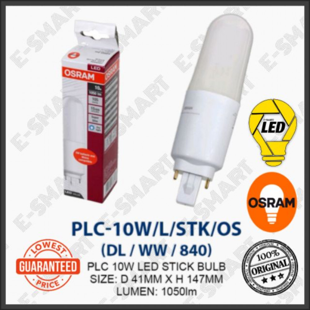 OSRAM PL-C LED STICK 10W DAYLIGHT COOLWHITE WARMWHITE (G24) MENTOL LED PLC OSRAM PL-C LED STICK 10W DAYLIGHT COOLWHITE WARMWHITE (G24) MENTOL LED PLC