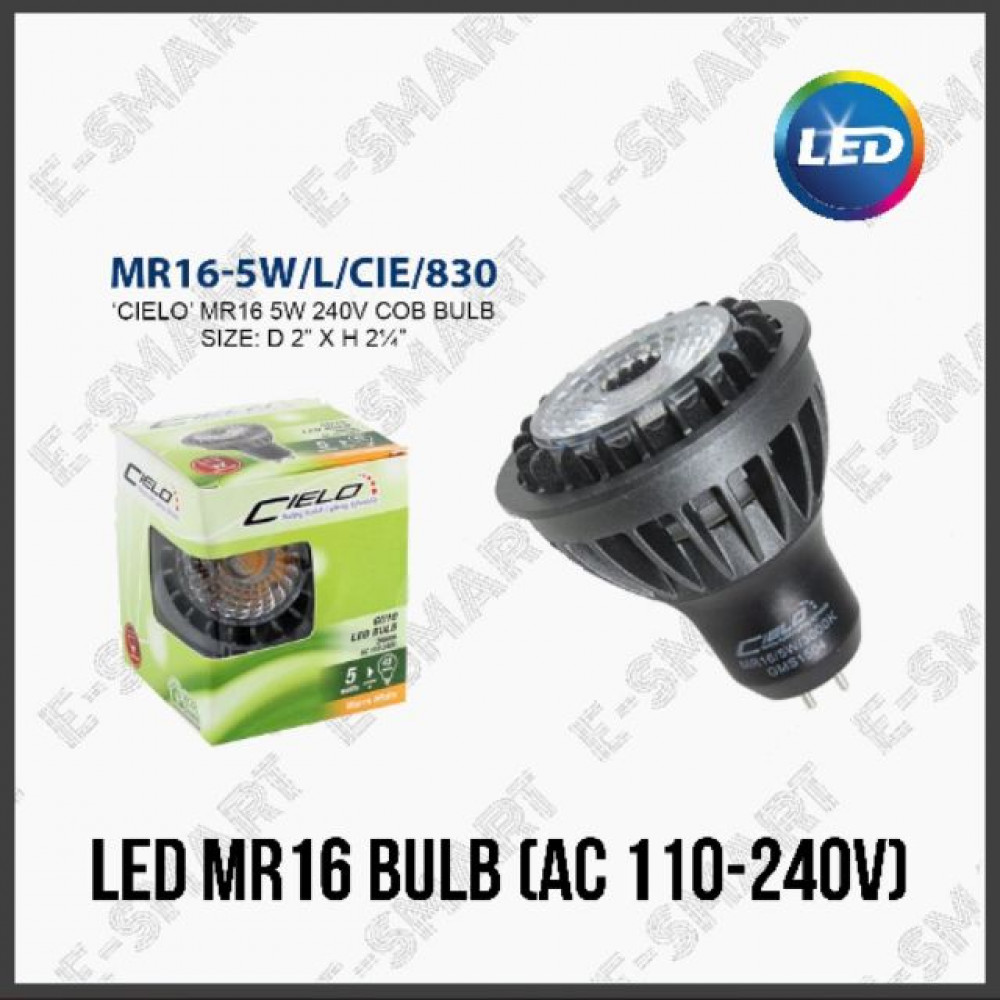 5W MR16 COB LED BULB (AC 110-240V) 5W MR16 COB LED BULB (AC 110-240V)