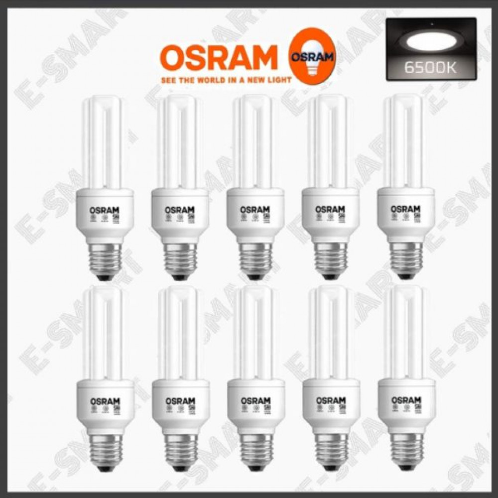 10PCS X GENUINE OSRAM ENERGY SAVER 18W (3U) 6500K DAYLIGHT 10PCS X GENUINE OSRAM ENERGY SAVER 18W (3U) 6500K DAYLIGHT