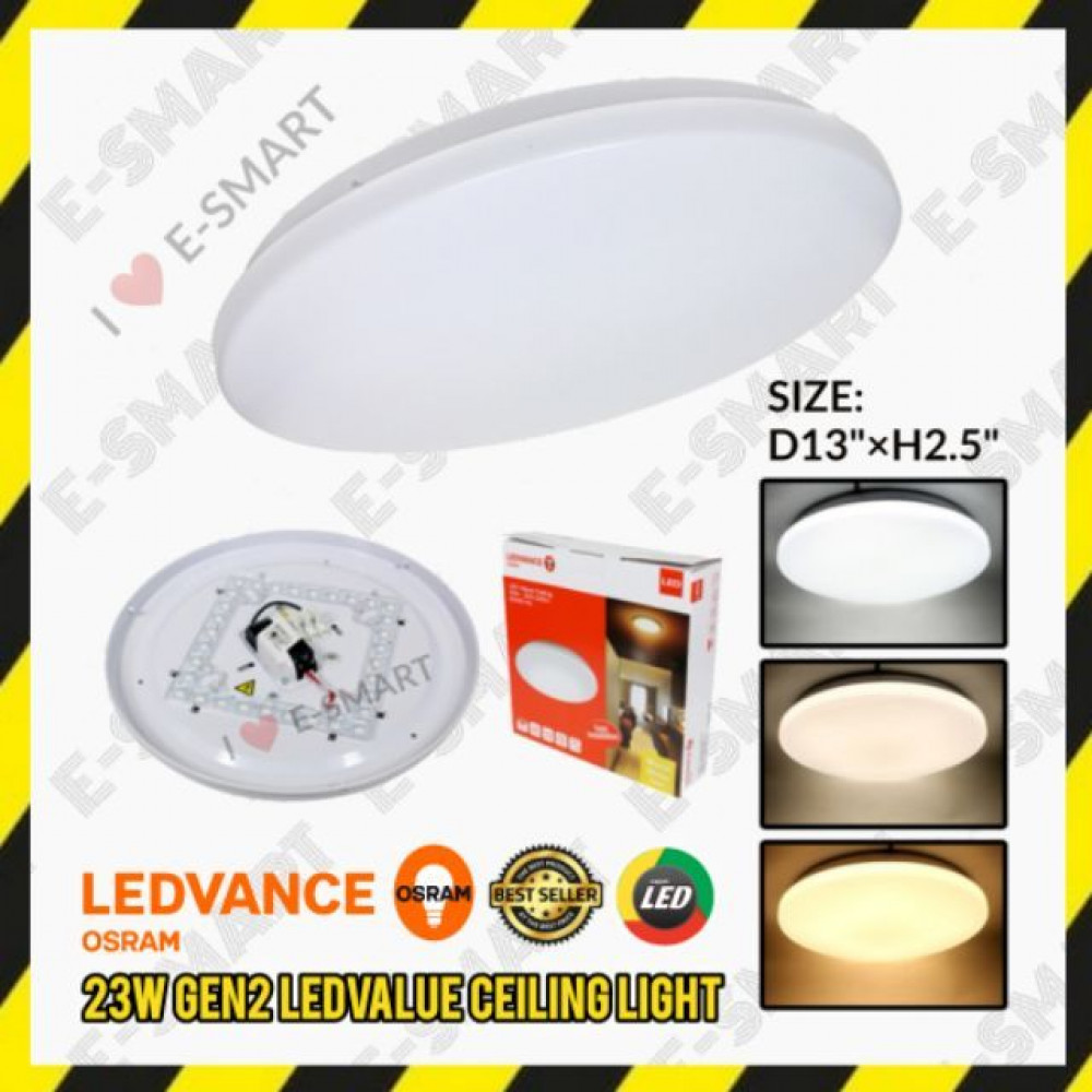 NEW* OSRAM 23W LED SURFACE CEILING LIGHT 4000K/6500K SUPER BRIGHT NEW* OSRAM 23W LED SURFACE CEILING LIGHT 4000K/6500K SUPER BRIGHT
