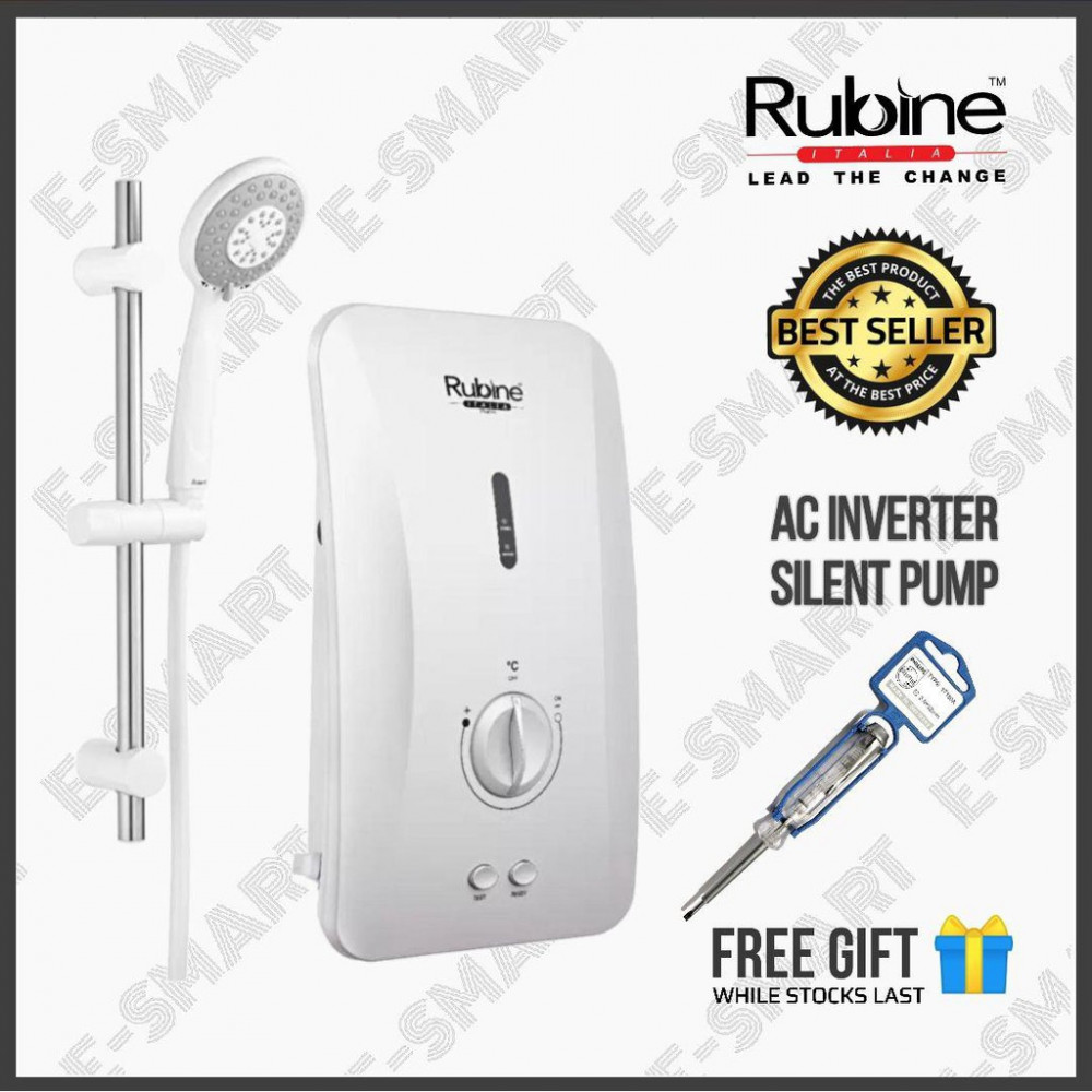 Rubine RWH-FS362A Flusso Water Heater with Pump (Inverter Pump) Pemanas Air Rubine RWH-FS362A Flusso Water Heater with Pump (Inverter Pump) Pemanas Air