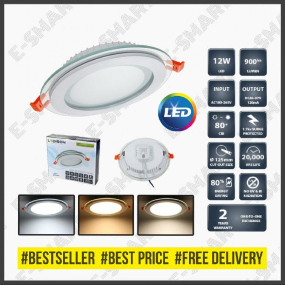 30PCS 4inch 12W LED Downlight Round (DayLight) *SurgeProtected 30PCS 4inch 12W LED Downlight Round (DayLight) *SurgeProtected