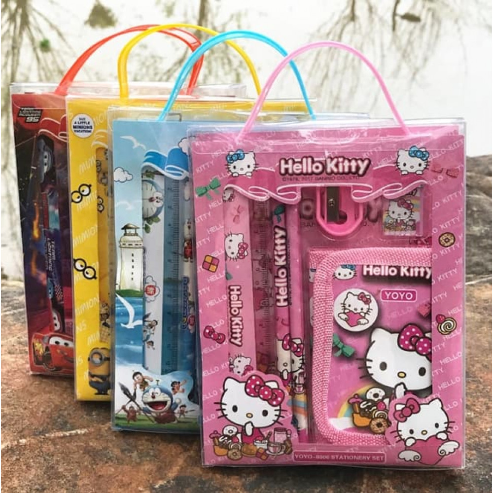 Kids Stationery Set Birthday Party Gift Bag Wallet Set Mickey Frozen Kitty Pony Kids Stationery Set Birthday Party Gift Bag Wallet Set Mickey Frozen Kitty Pony