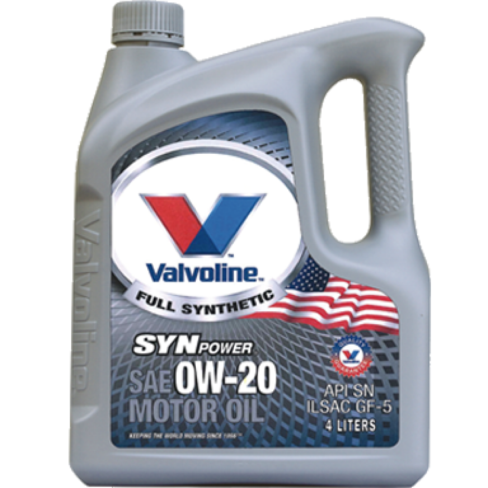 Valvoline SynPower Motor Oil SAE 0W-20 4L