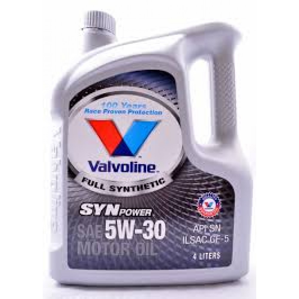 Valvoline Synpower Full Synthetic Motor Oil 5W30 4L SN