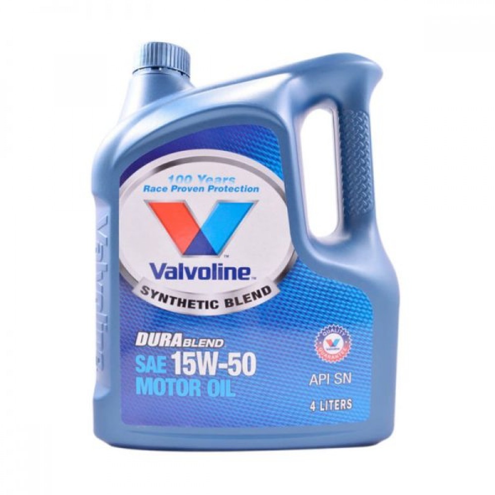 Valvoline 15W50 Durablend Semi Synthetic SN 4L Valvoline 15W50 Durablend Semi Synthetic SN 4L