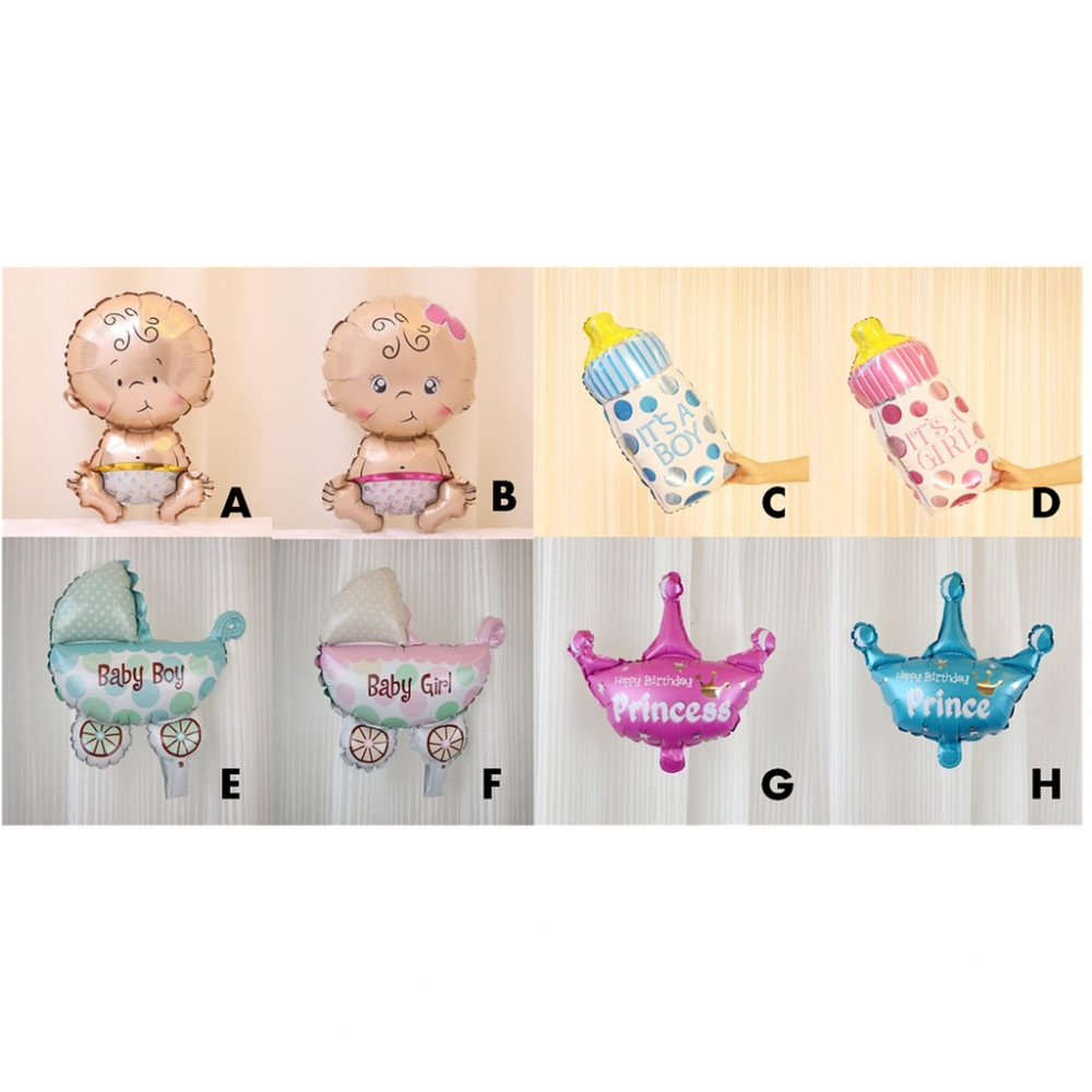 【READY STOCK】Mini Party Decoration Baby Shower/Birthday Foil Balloon 【READY STOCK】Mini Party Decoration Baby Shower/Birthday Foil Balloon