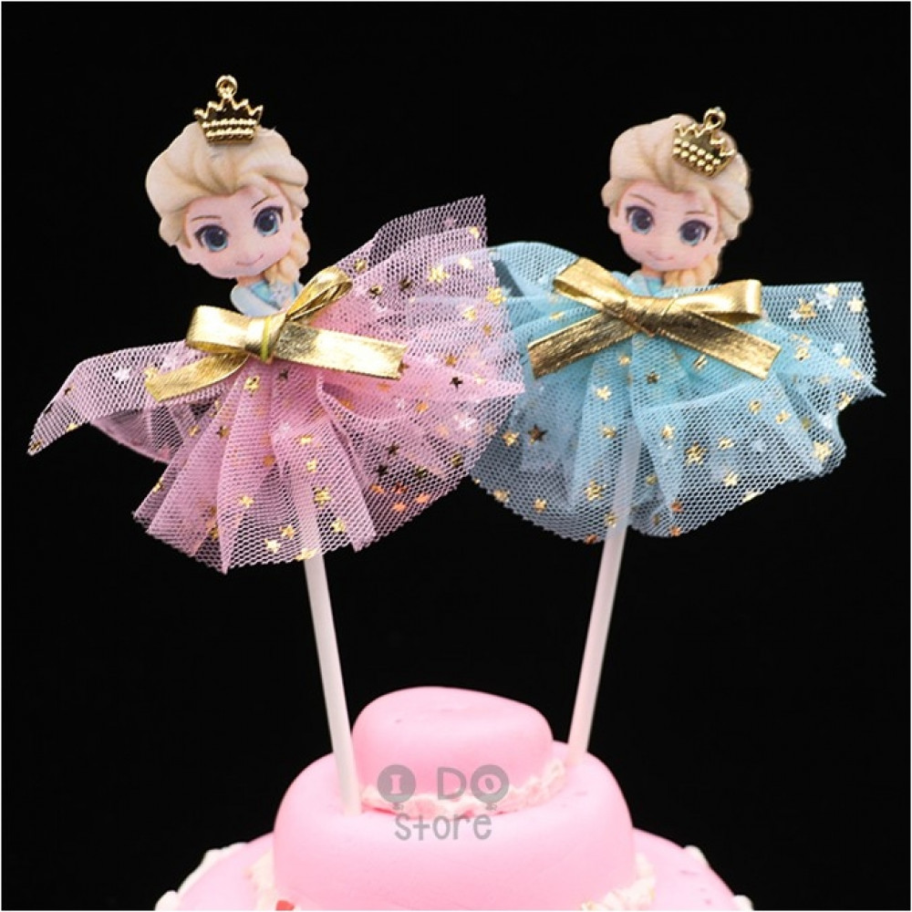 【READY STOCK】Cute Elsa Birthday Cake Topper 【READY STOCK】Cute Elsa Birthday Cake Topper