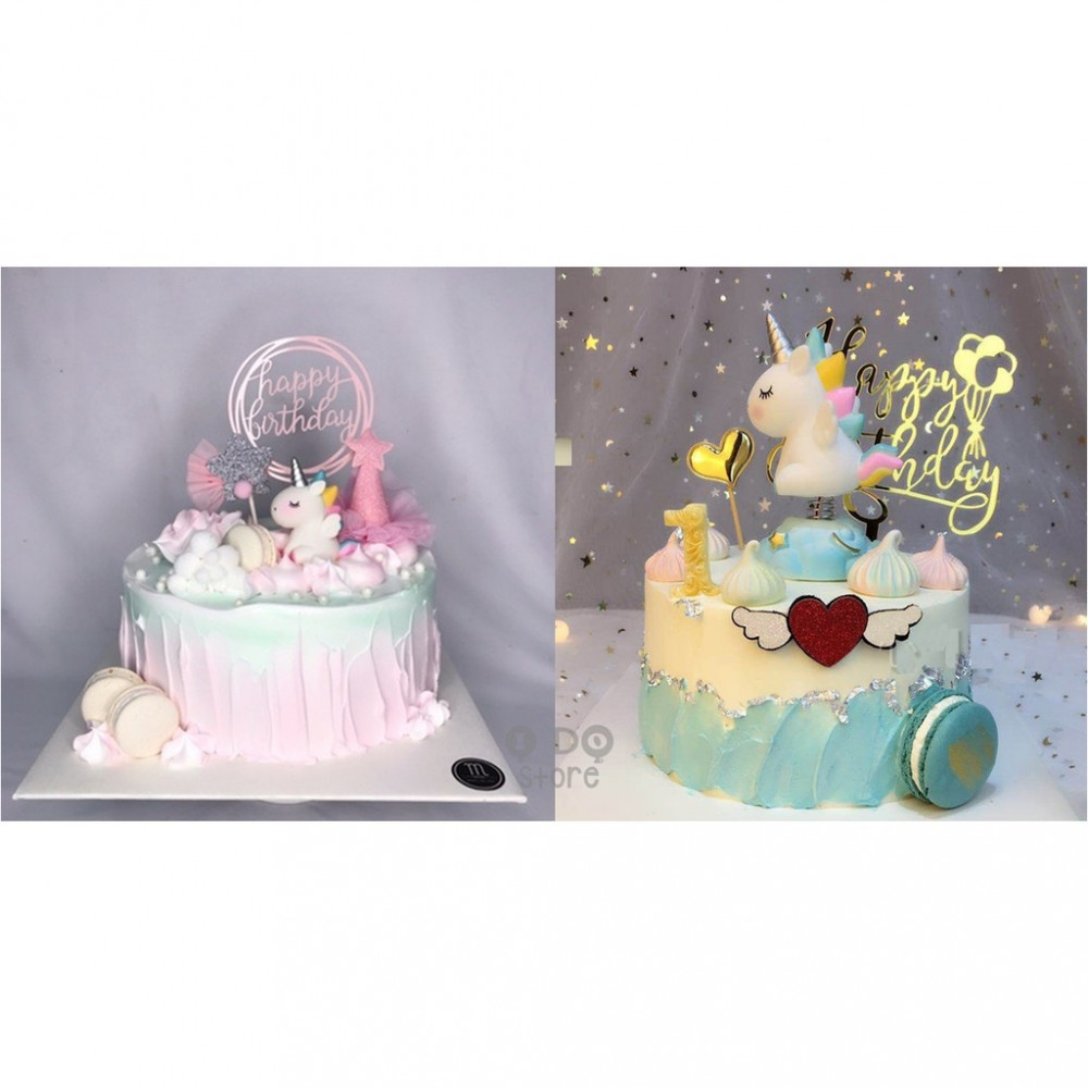 【READY STOCK】Cute Unicorn Cartoon Birthday Cake Display / Decoration 【READY STOCK】Cute Unicorn Cartoon Birthday Cake Display / Decoration