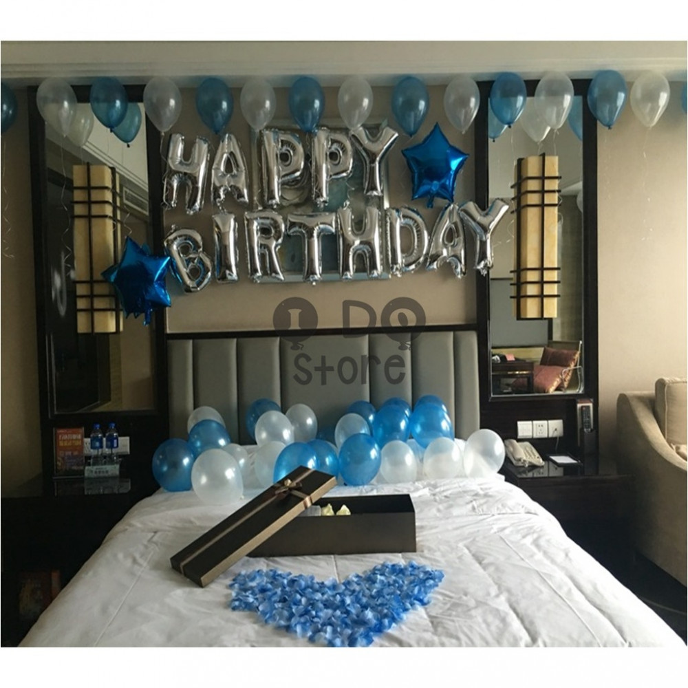 【READY STOCK】Adult Birthday Party Balloon Set ( Blue ) 【READY STOCK】Adult Birthday Party Balloon Set ( Blue )
