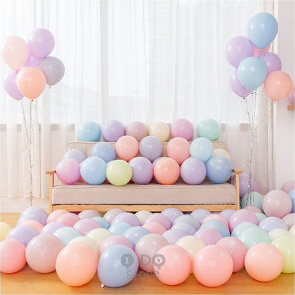 【READY STOCK】10 inch Macaroon Colour Latex Balloon 【READY STOCK】10 inch Macaroon Colour Latex Balloon