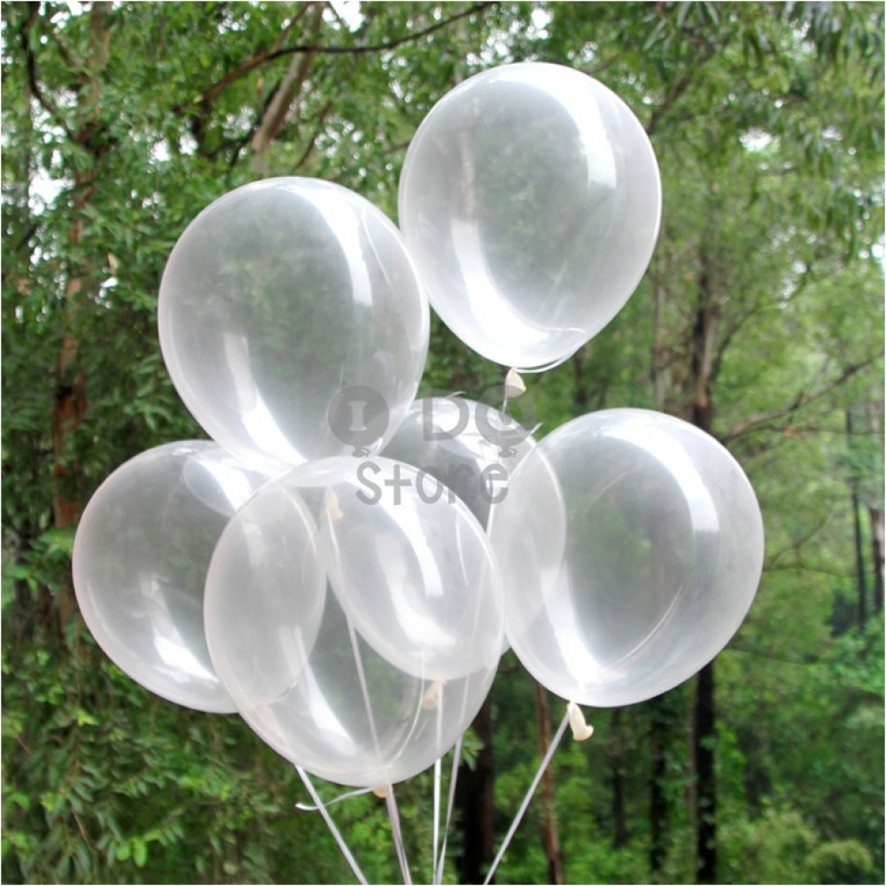 【READY STOCK】10 inches Transparent Clear Latex Balloon ( 20pcs ) 【READY STOCK】10 inches Transparent Clear Latex Balloon ( 20pcs )