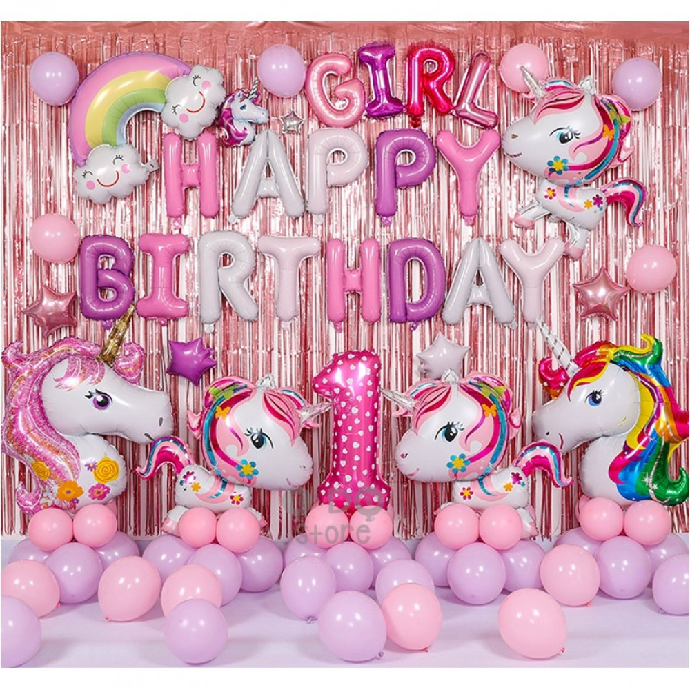 【READY STOCK】Pony Theme Birthday Party Decoration Balloon Set 【READY STOCK】Pony Theme Birthday Party Decoration Balloon Set
