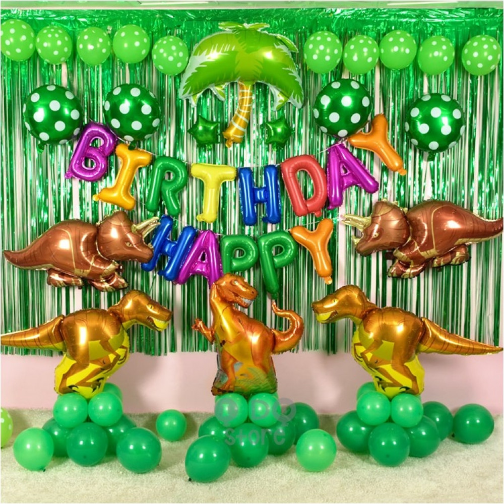 【READY STOCK】Dinasour/Jurassic Theme Birthday Party Decoration Balloon Set 【READY STOCK】Dinasour/Jurassic Theme Birthday Party Decoration Balloon Set