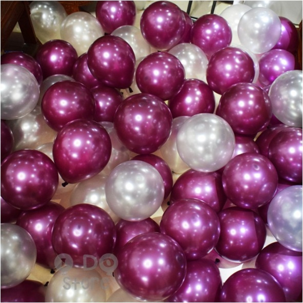 【READY STOCK】12 inch 3.2g Metalic Pearl Latex Balloon(Grape Purple/Silver/Black) 【READY STOCK】12 inch 3.2g Metalic Pearl Latex Balloon(Grape Purple/Silver/Black)