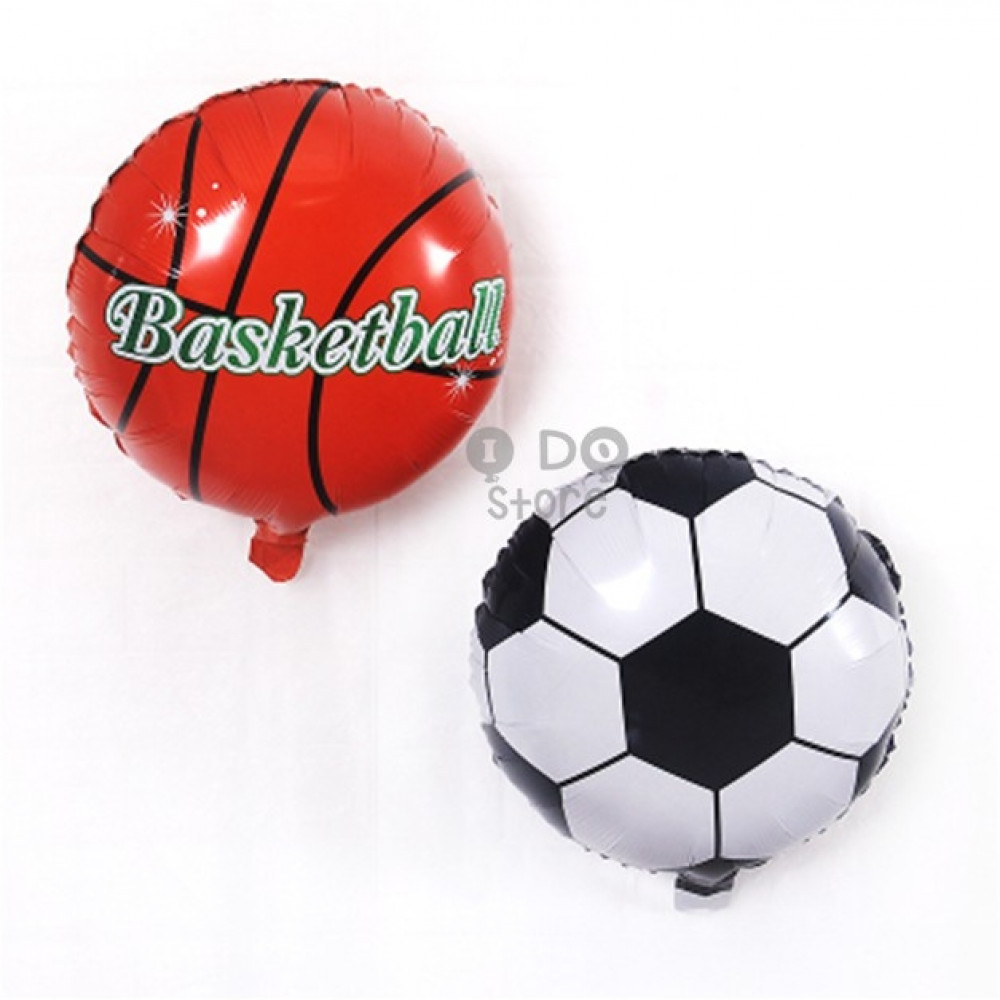 【READY STOCK】18inch Football/Basketball Foil Balloon 【READY STOCK】18inch Football/Basketball Foil Balloon