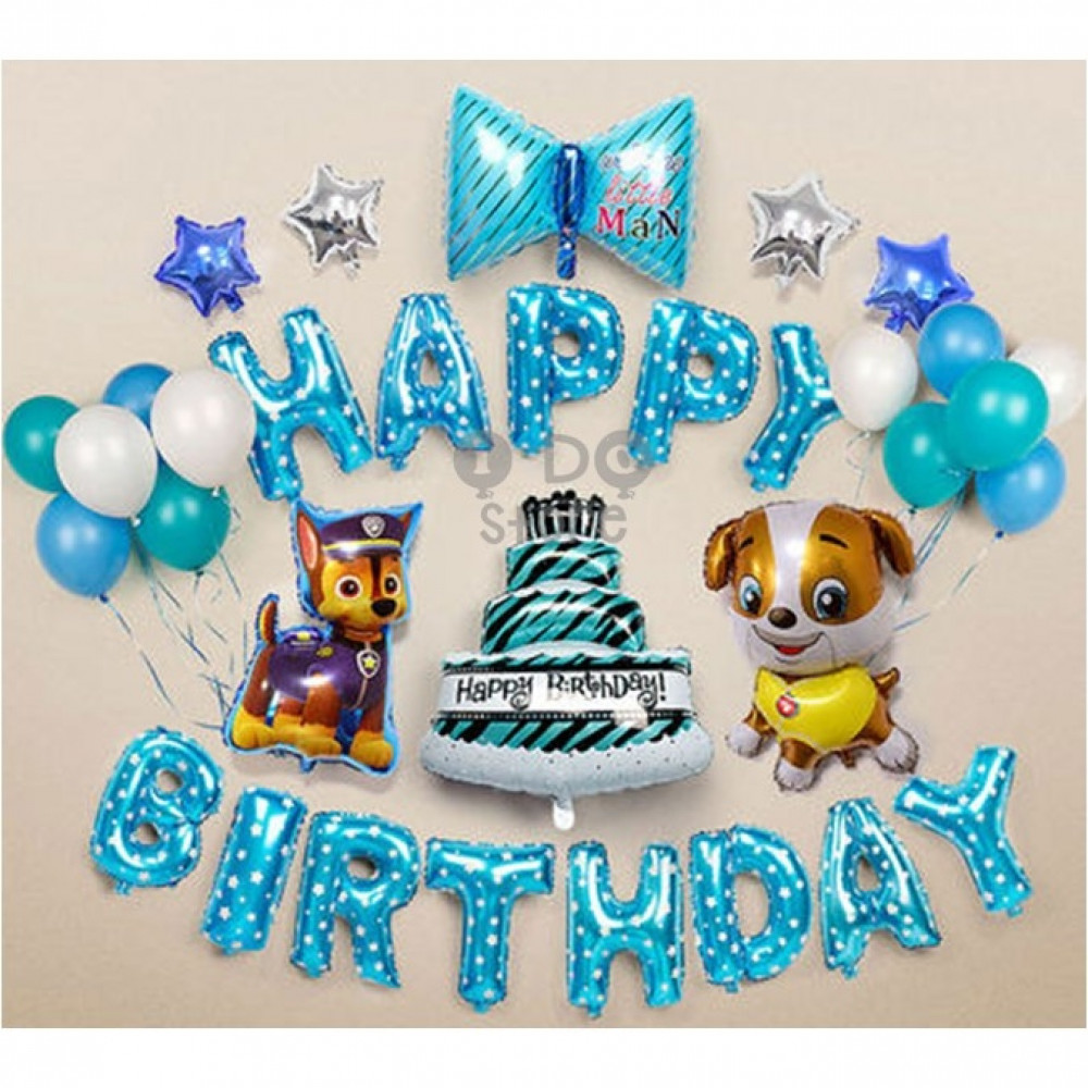 【READY STOCK】PAW Patrol Birthday Party Balloon Set ( BLUE ) 【READY STOCK】PAW Patrol Birthday Party Balloon Set ( BLUE )