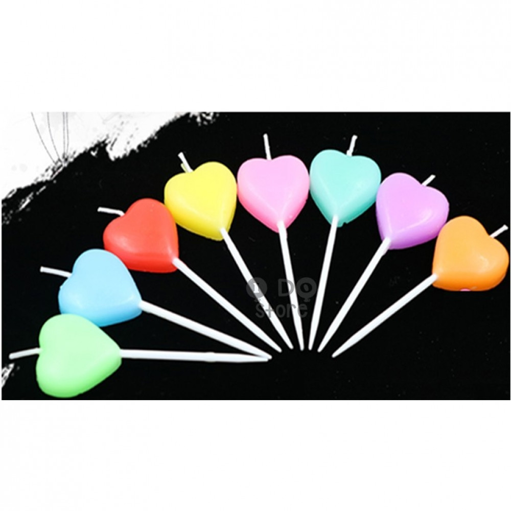 【READY STOCK】Love/Heart Shape Birthday/Wedding Cake Candle 【READY STOCK】Love/Heart Shape Birthday/Wedding Cake Candle