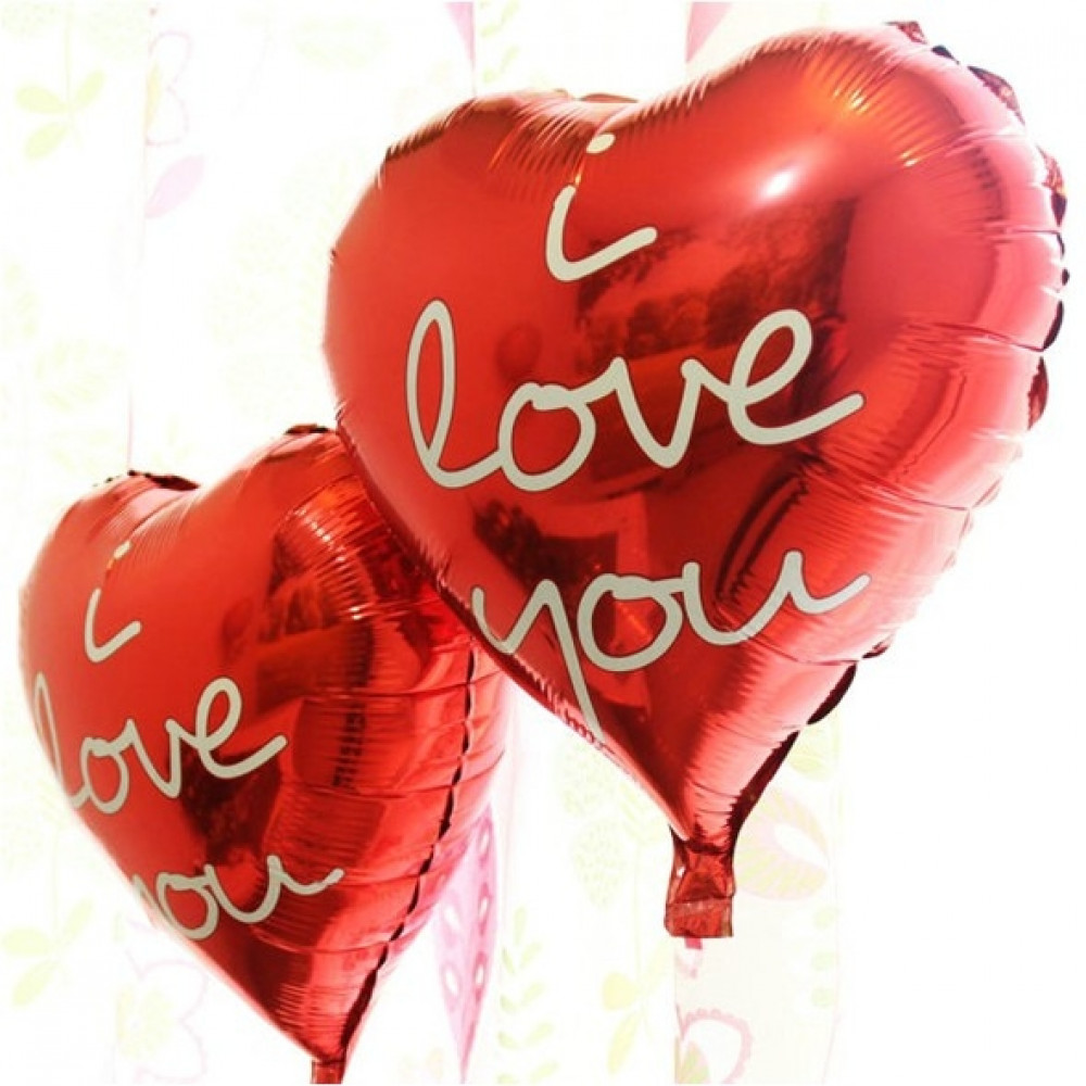 【READY STOCK】18inch printed I LOVE YOU Red Love/Heart Shape Foil Balloon 【READY STOCK】18inch printed I LOVE YOU Red Love/Heart Shape Foil Balloon
