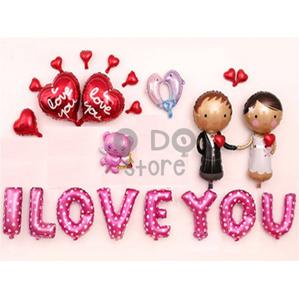 【READY STOCK】Bride and Groom Wedding Balloon Set ( Dolphin ) 【READY STOCK】Bride and Groom Wedding Balloon Set ( Dolphin )