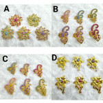 50pcs - 50biji Brooch Bahu Match Color in Pair Best Quality Wholesale Price