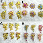 50pcs - 50biji Brooch Bahu Match Color in Pair Best Quality Wholesale Price