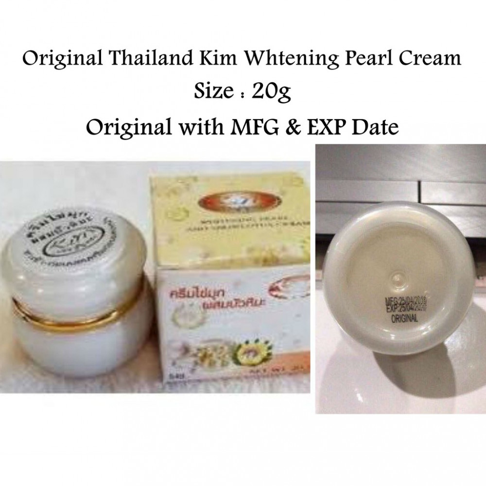 Original Thailand Kim Whitening Pearl AND Snow Lotus Cream Ready Stock