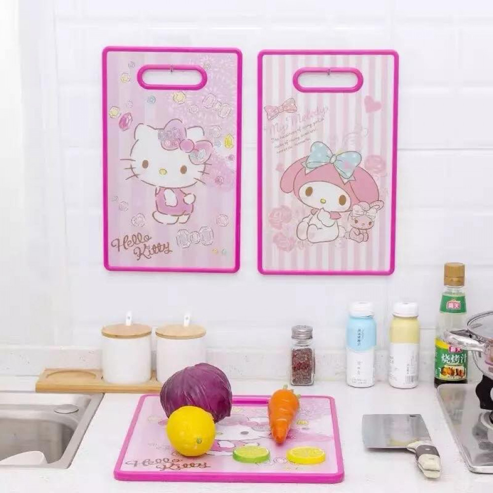 Chopping Board Hello Kitty & Melody Kitchen Accessories Ready Stock Chopping Board Hello Kitty & Melody Kitchen Accessories Ready Stock
