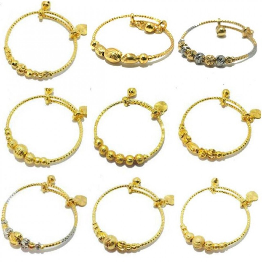 ❤Quality Emas Korea Gold Plated Adjustable Kids Bangle❤