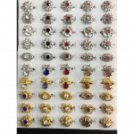 50pcs Single Diamond Mix 5 Designs Baby Brooch Without Box Ready Stock