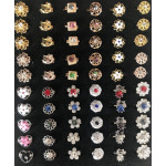 50pcs Single Diamond Mix 5 Designs Baby Brooch Without Box Ready Stock