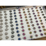 Wholesale 50pcs Diamond Tree Randomly Pick Baby Brooch Ready Stock